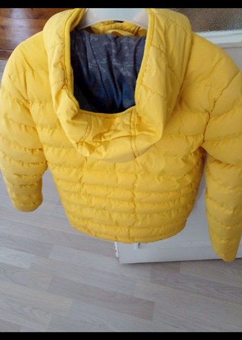 Sarı Fermuarlı Erkek Çocuk Mont - Görsel 2