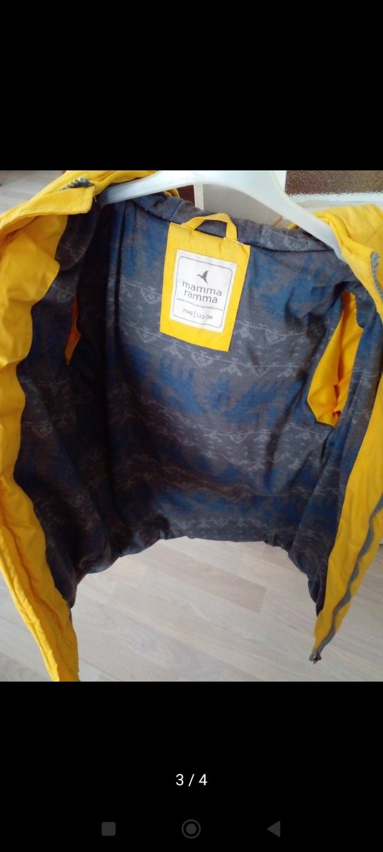 Sarı Fermuarlı Erkek Çocuk Mont - Görsel 3