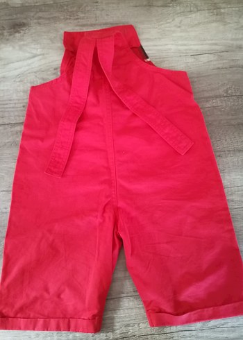 LC Waikiki Kırmızı Mickey Mouse Erkek Çocuk Salopet
