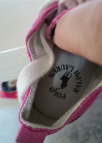 Ralfh loiren  pembe Kadın Spor Ayakkabı Elastik Bağcıklı - Görsel 7