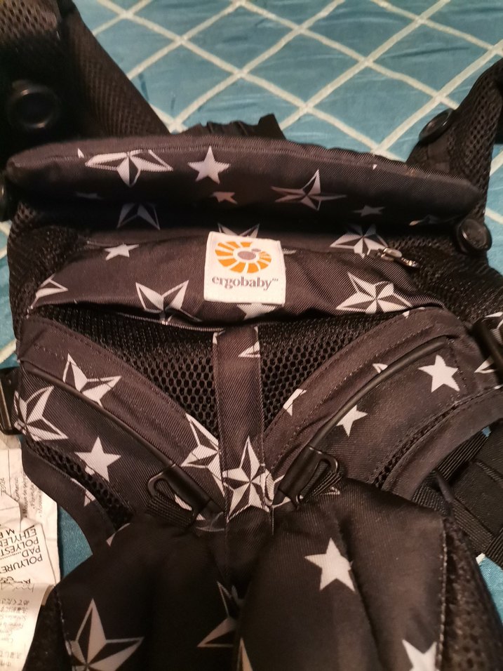 Ergobaby yıldız Desenli Kahverengi Bebek Taşıyıcı - Görsel 2