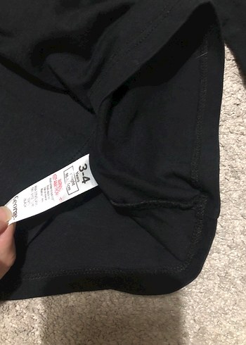 Kız Çocuk Siyah Uzun Kollu Baskılı Sweatshirt - Görsel 4