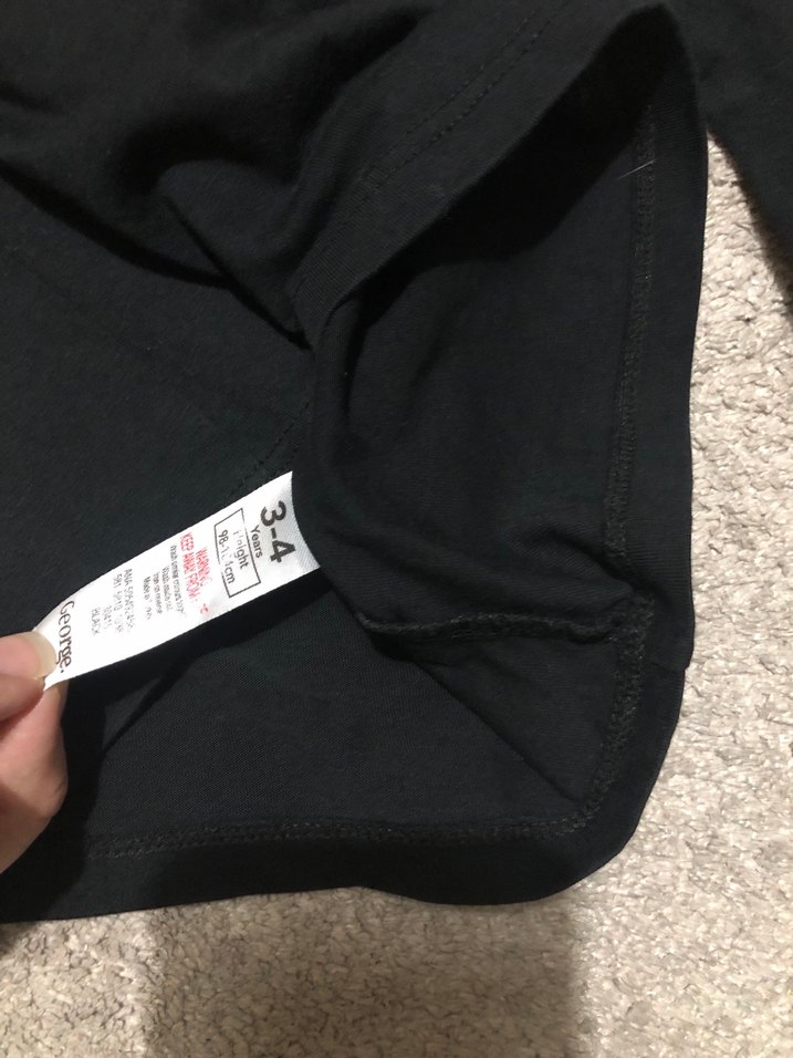 Kız Çocuk Siyah Uzun Kollu Baskılı Sweatshirt - Görsel 4