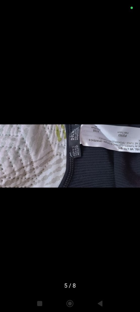 DiLVIN Siyah Straplez tulum - Görsel 3