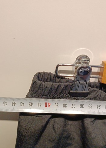 Siyah Elastik Bel Mini Spor Şort - Görsel 2