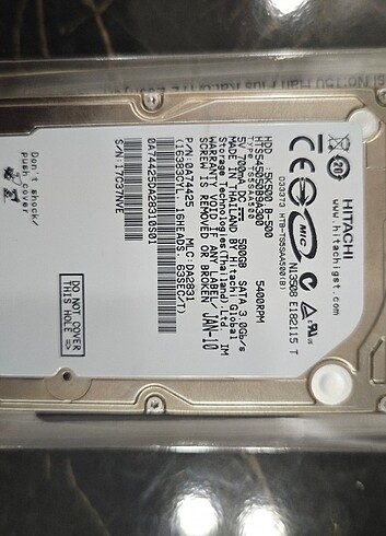 500 GB hdd