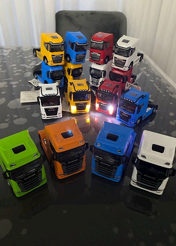Man, Daf , Iveco ve Scanıa metal modeller