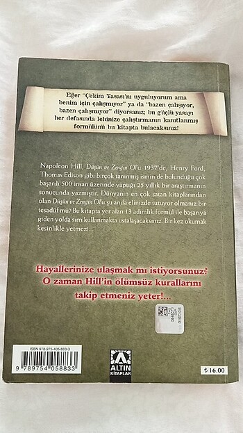 Düşün ve Zengin ol -Napoleon Hill