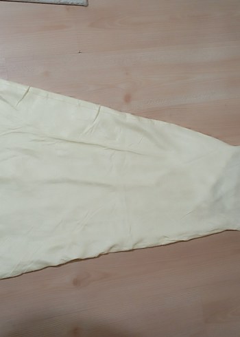 Zara sarı Uzun Askılı Bohem Elbise - Görsel 5