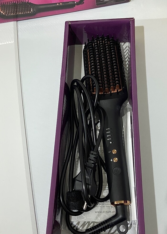 Arzum Superstar Touch Saç Düzleştirici Fırça - Görsel 4