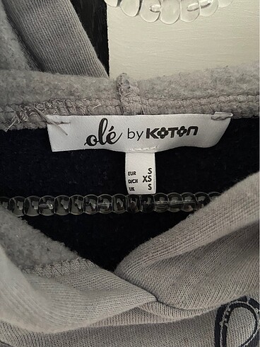 xs Beden Koton Crop Sweatshirt