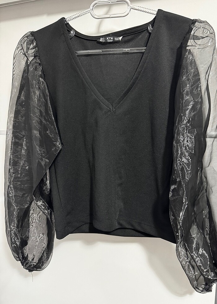 Balon kol bluz - Görsel 2