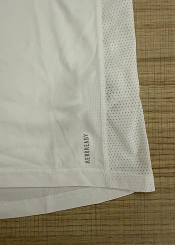 Erkek Beyaz Kısa Kollu Adidas Tişört - Görsel 3