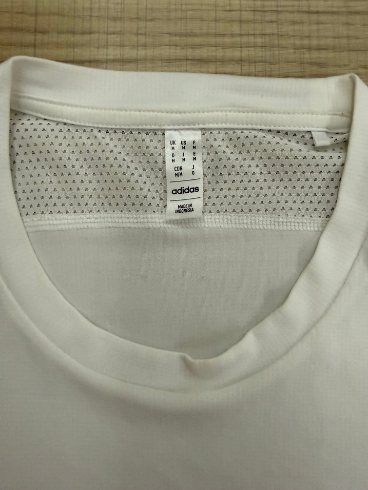 Erkek Beyaz Kısa Kollu Adidas Tişört - Görsel 2