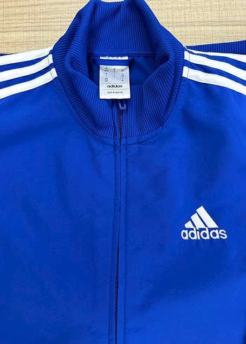 Erkek Mavi Fermuarlı Adidas Eşofman Takımı - Görsel 2