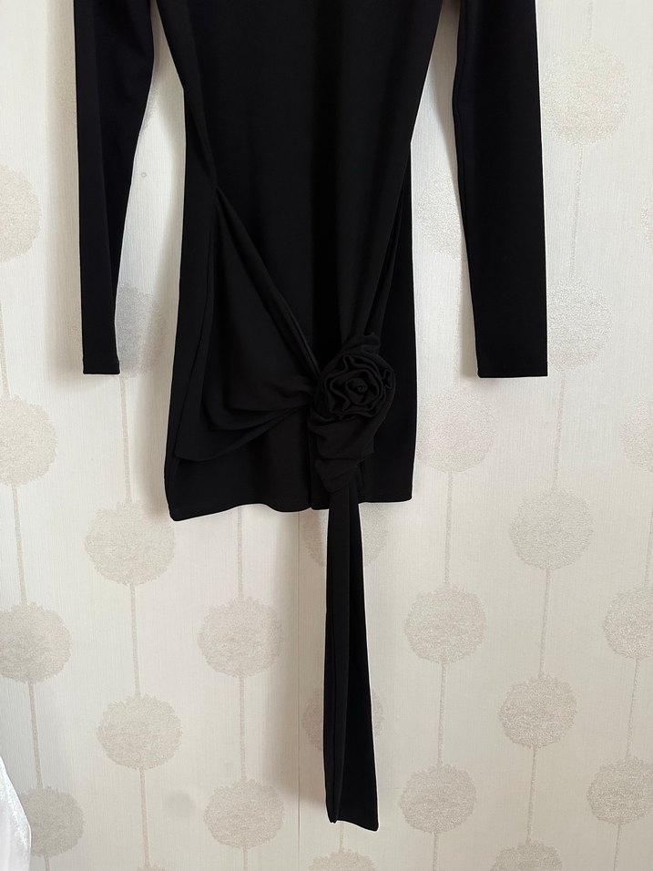 Siyah Mini Elbise — görsel 2/4