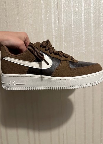 Nike Air Force 1 Kahverengi Suet Sneaker