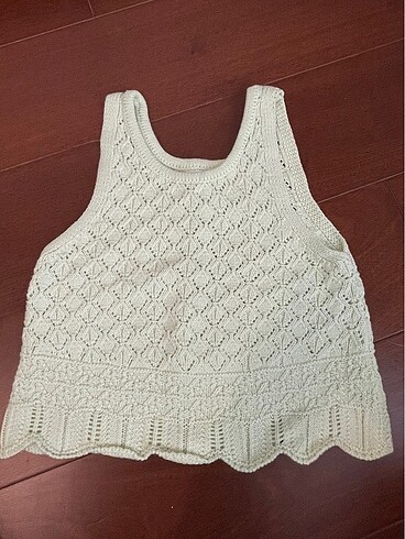 Zara ajurlu triko üst 18-24 ay