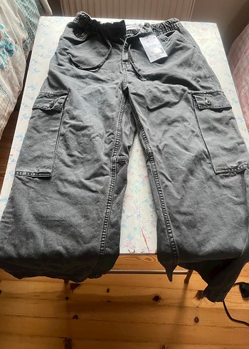 Bershka Wide Skate S beden pantolon - Görsel 2