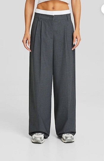 Bershka boxer detaylı pantolon