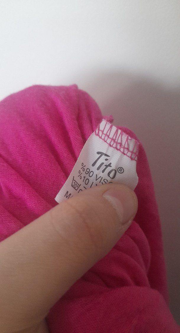 Pembe Baskılı Kız Tişörtü - Görsel 2