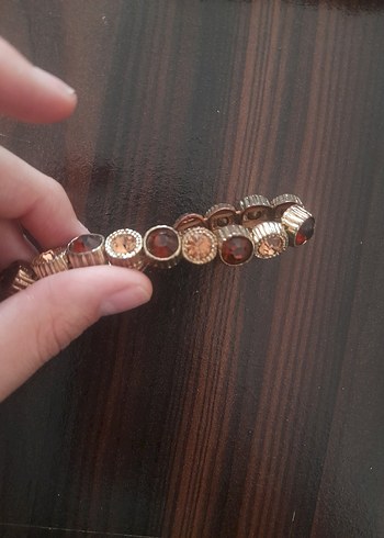 Diğer Bohem Tarzı Koyu Kahverengi Boncuklu Bileklik