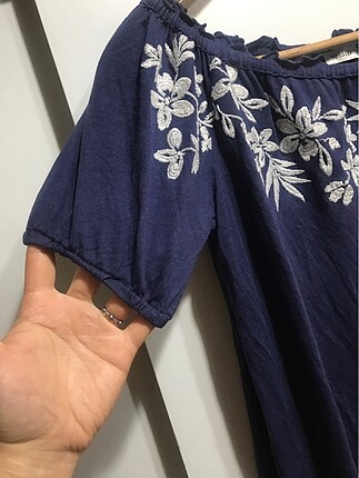 44 Beden lacivert Renk Şık bluz