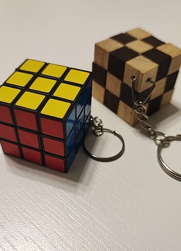 Rubik Küp ve Yılan Küp Anahtarlık