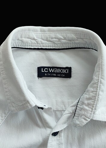 LC Waikiki LCW 6-7yas erkek çocuk kısa kollu gömlek 