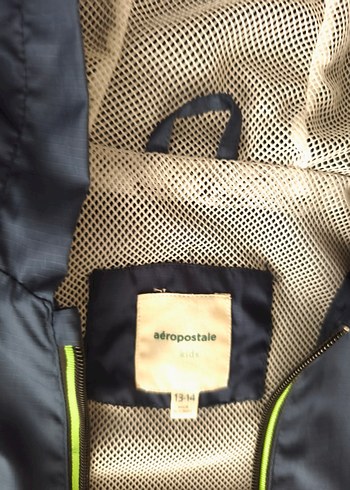 Erkek Çocuk 13-14 yaş için  Mavi Kapüşonlu Yagmurluk - Görsel 7