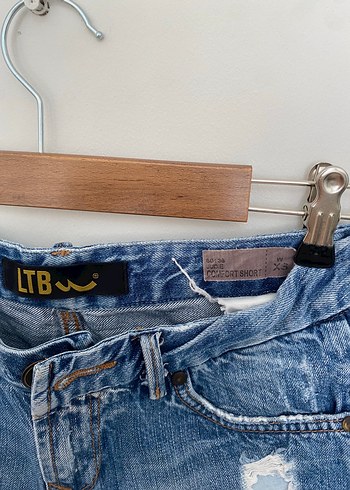 xs Beden Kadın Mavi Mini Denim Şort