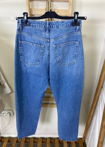 Diğer Mavi Midi Boy Regular Fit Denim Kadın Kot Pantolon