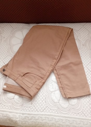 Bej Kadın Kumaş Pantolon