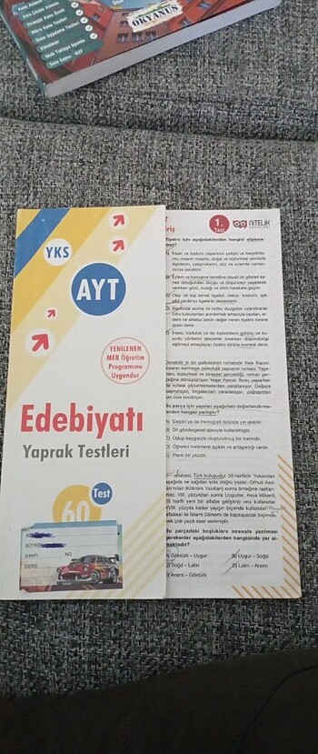 Edebiyat yaprak test (AYT,YKS) 