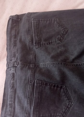 Gri Elastik Denim Kadın Jean - Görsel 6