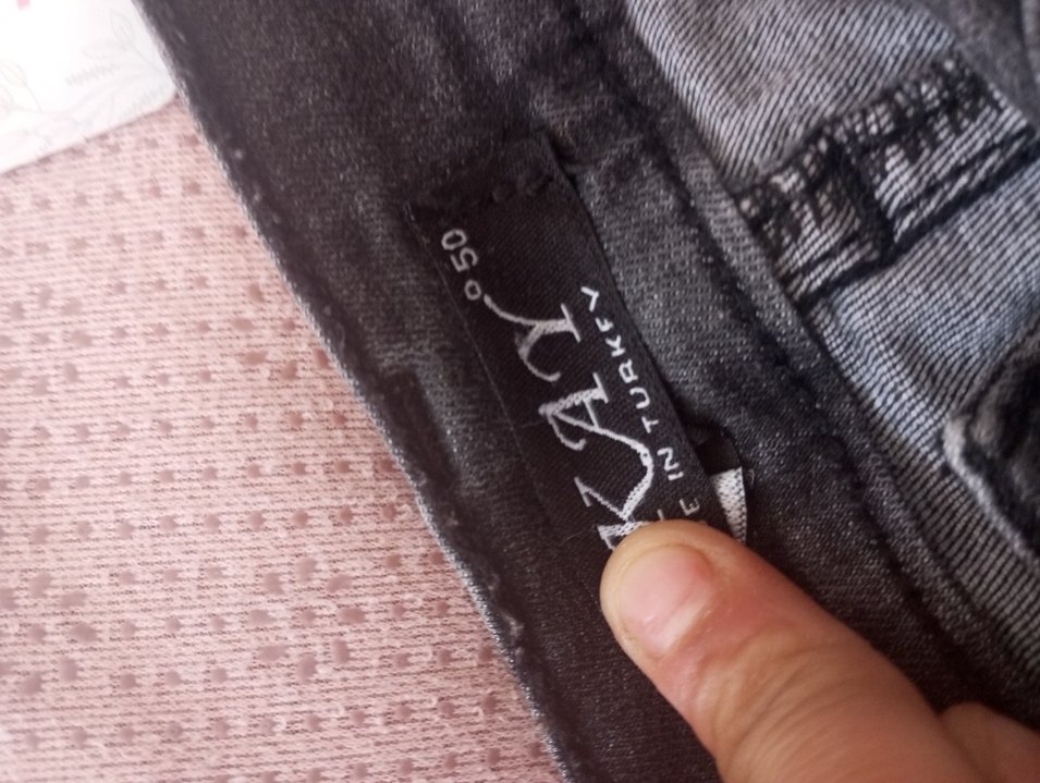 Gri Elastik Denim Kadın Jean - Görsel 2