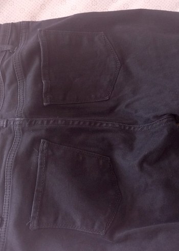 Drapeli Siyah Kadın Kumaş Pantolon - Görsel 5