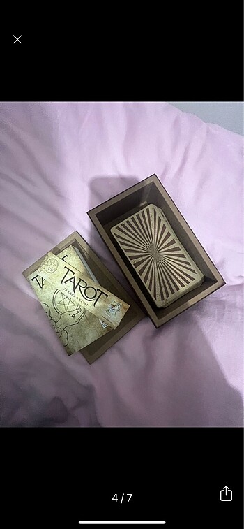  Beden Renk Tarot 78 kart Ahşap kutu