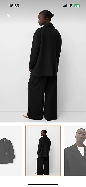 Siyah ceket kaban - Görsel 2