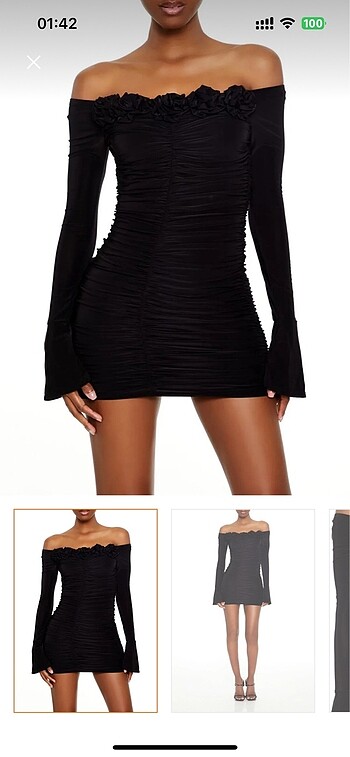 Forever 21 Siyah elbise