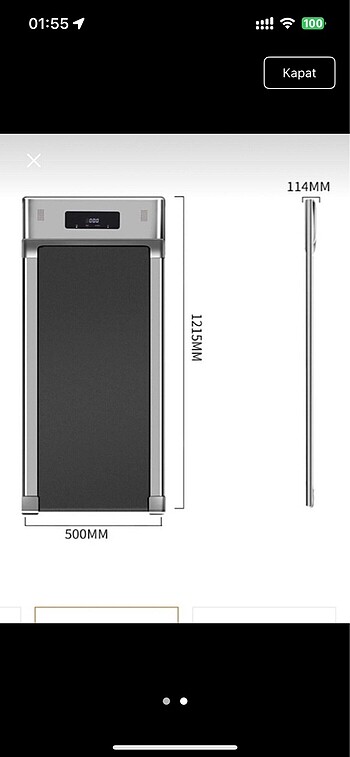 Yürüme bandı RELAX - Görsel 2