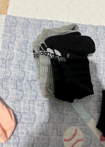 Adidas Gri Adidas bebek çorap