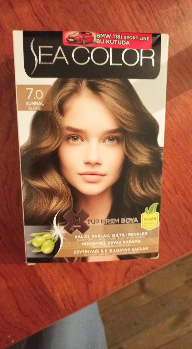 Sea Color 7.0 Kumral Krem Saç Boyası - Görsel 2