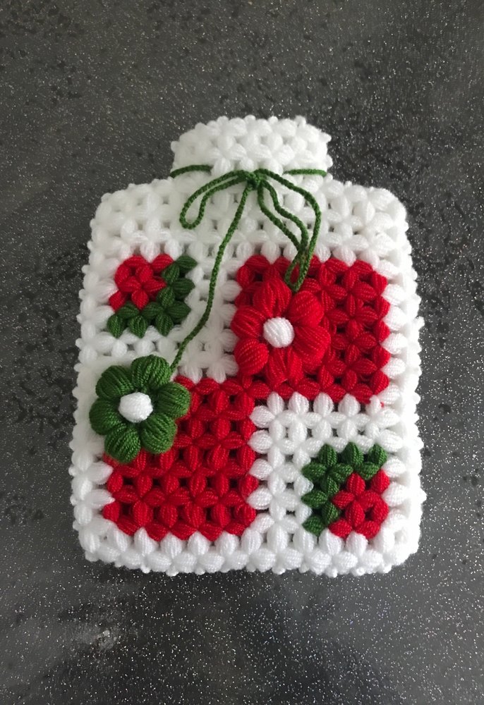 Çiçek Desenli Renkli Banyo Lifi - Görsel 2