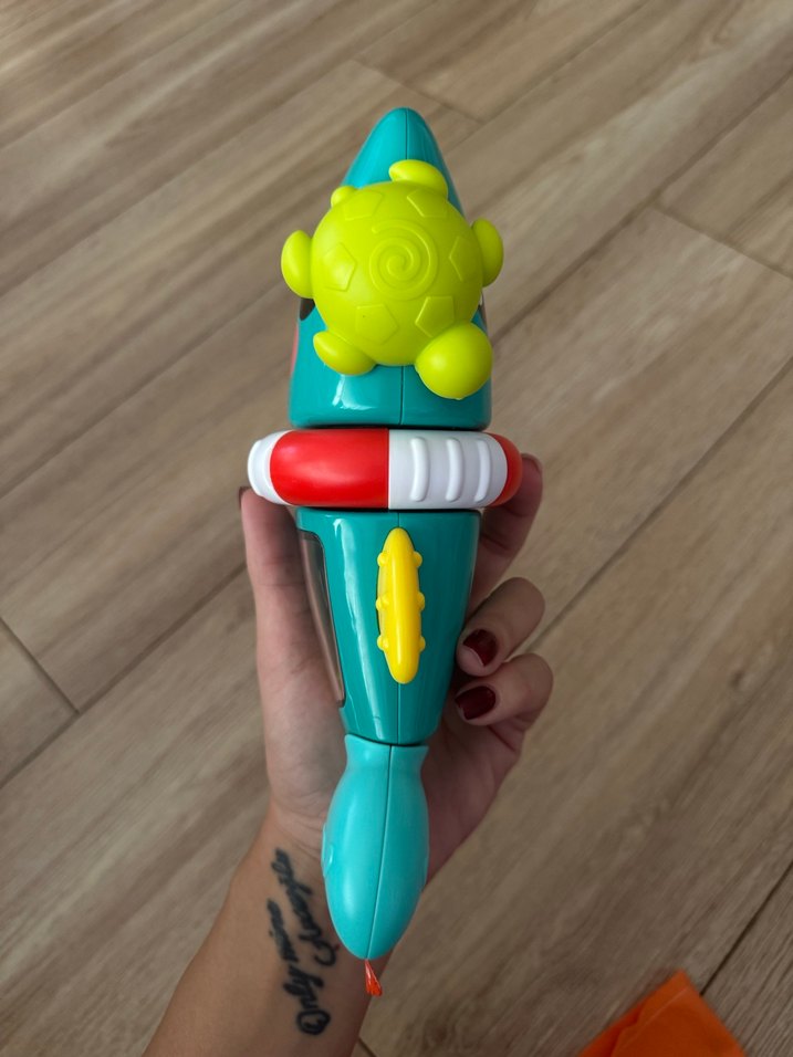 Renkli Turkuaz Balık Su Oyuncağı - Görsel 3