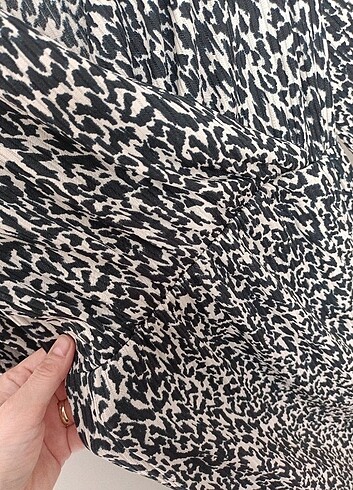 Uzun elbise kruvaze - Görsel 4