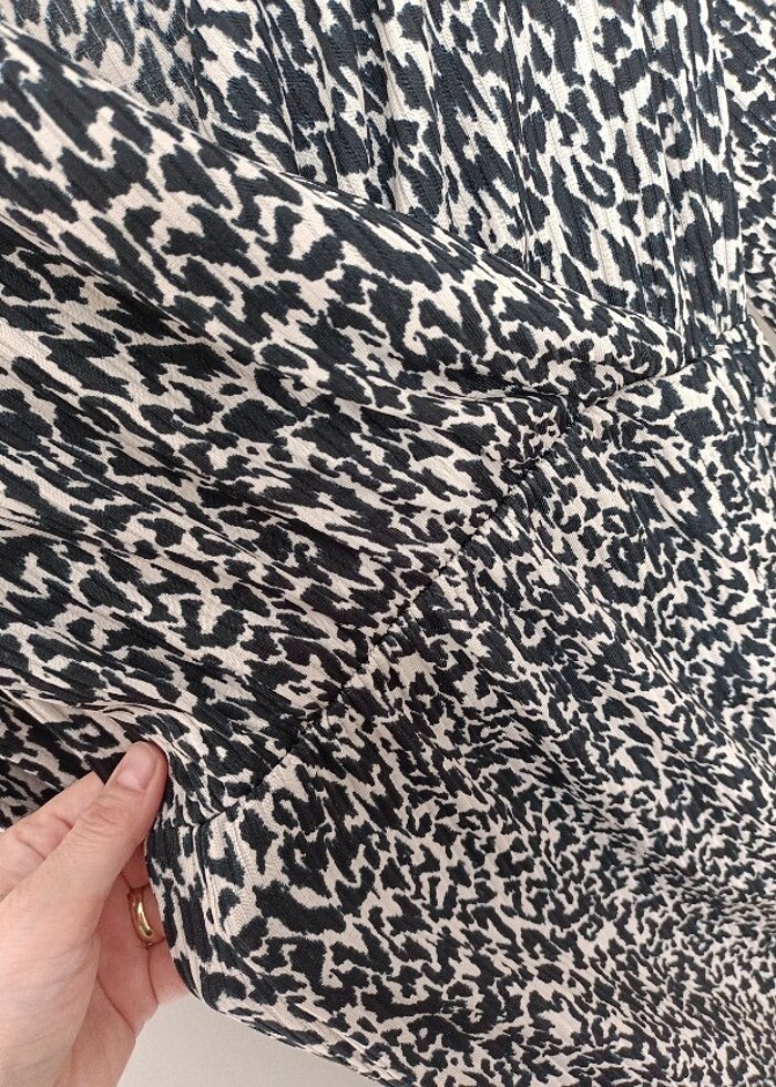 Uzun elbise kruvaze - Görsel 4