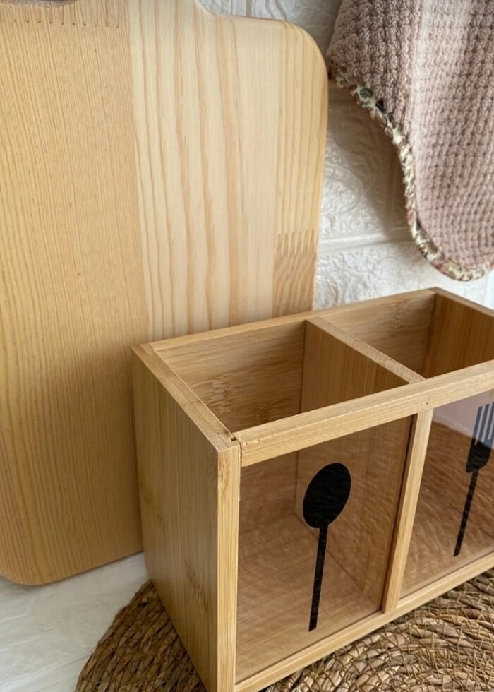 Dekoratif bambu kaşıklık  - Görsel 2