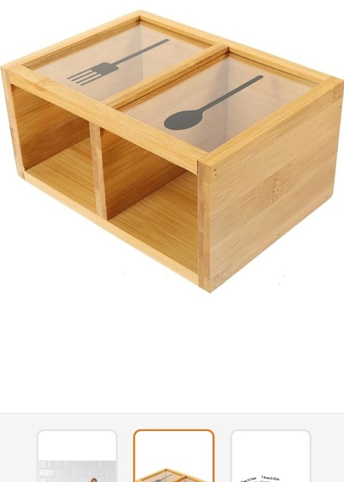 Dekoratif bambu kaşıklık  - Görsel 3