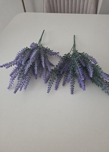 Pastel Mor Dekoratif Yapay Lavanta Demeti yapay çiçek - Görsel 3